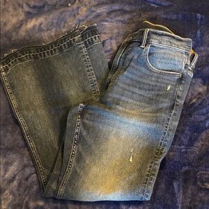 American Eagle Outfitters Dark Wash High-Rise Flare Jeans size 12